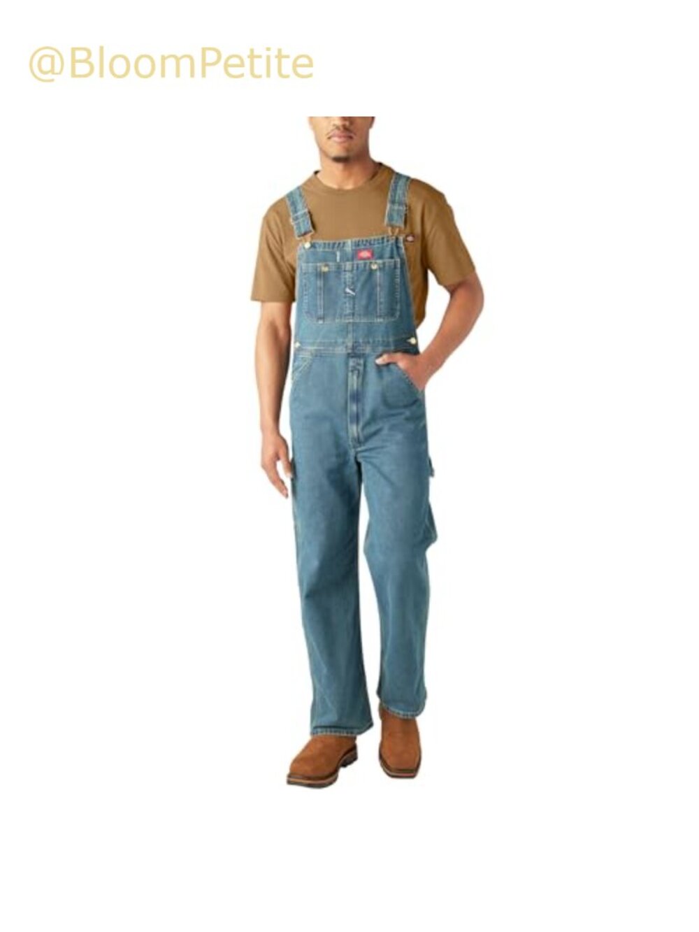 Men's Bib Overall Work Utility Safety Cotton Denim Coverall